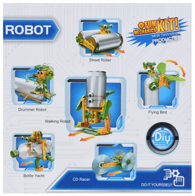 Робот-конструктор Same Toy Экобот 6 в 1 на солнечной батарее (2127UT)