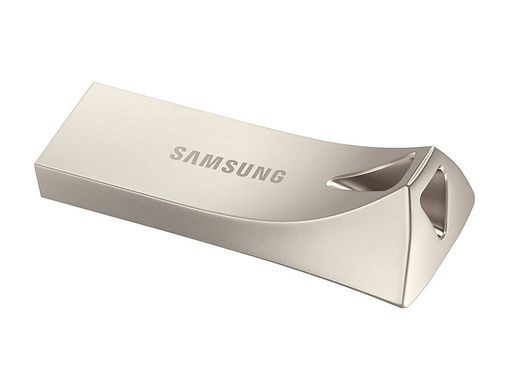USB накопитель Samsung 256GB USB 3.1 Bar Plus Champagne Silver (MUF-256BE3/APC)