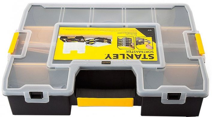 Ящик Stanley Sort Master Organizer (кассетница 43 x 9 x 33 см) с переставными перегородками (1-94-745)