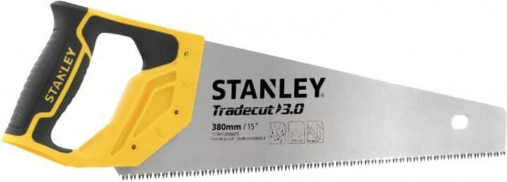 Ножівка для дерева 380 мм 11TPI загартований зуб TRADECUT STANLEY неіржавка сталь (STHT20349-1)