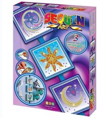 Набор для творчества Sequin Art SEASONS Cosmic ,Sun,Moon and Stars SA1511