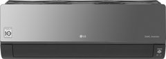 Кондиціонер LG Artcool Mirror AC12BQ, 35 м2, інвертор, A++/A+, до -15°С, R32, Wi-Fi, чорний (AC12BQ)