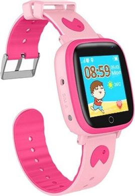 Смарт-часы детские с GPS трекером GOGPS ME K14 Розовые (K14PK)