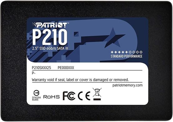 Твердотельный накопитель SSD Patriot SATA 2.5" 512GB P210 (P210S512G25)
