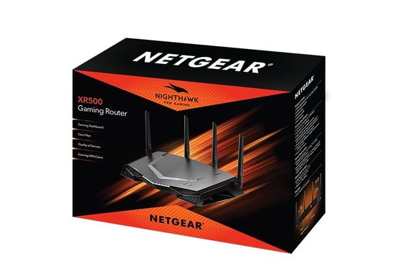 Маршрутизатор NETGEAR XR500 Nighthawk AC2600, 4xGE LAN, 1xGE WAN, 2xUSB 3.0, 4х внешн. ант. (XR500-100EUS)