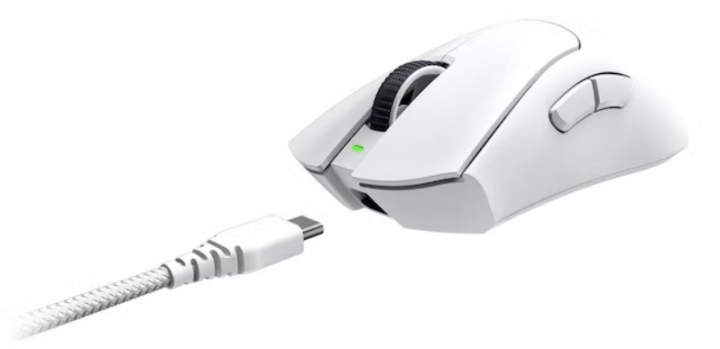 Мышь Razer Deathadder V3 Pro WL White Ed. (RZ01-04630200-R3G1)