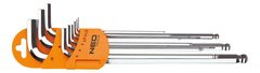 Ключи NEO шестигранные, 1.5-10 мм, набор 9 шт. (09-515)