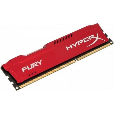 Пам'ять для ПК Kingston DDR3 4GB 1600 1.5 V HyperX Fury Red (HX316C10FR/4)