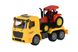 Машинка інерційна Same Toy Truck Тягач Жовтий з трактором 98-613Ut-1 (98-613Ut-1)