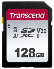 Карта памяти Transcend 128GB SDXC C10 UHS-I R95/W45MB/s (TS128GSDC300S)
