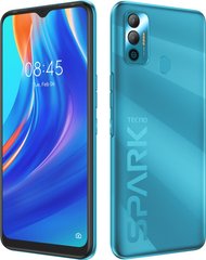 Мобільний телефон TECNO Spark 7 (KF6n) 4/64Gb NFC Dual SIM Morpheus Blue (4895180766411)