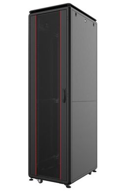 Шкаф напольный MIRSAN GTV 19" 22U 600x600, RAL 9005 (MR.GTV22U66DE.01)