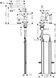 Змішувач для кухні Hansgrohe Talis M54 дина виливу — 215 мм витяжний 1 важіль KM270sBox хром (72809000)