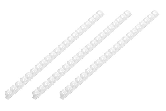 Пластикові пружини для біндера 2E 51 мм білі 50 шт (2E-PL51-50WH)