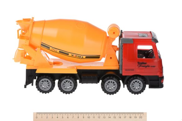 Машинка інерційна Same Toy Truck Бетономішалка Червона з бульдозером 98-88Ut-1 (98-88Ut-1)