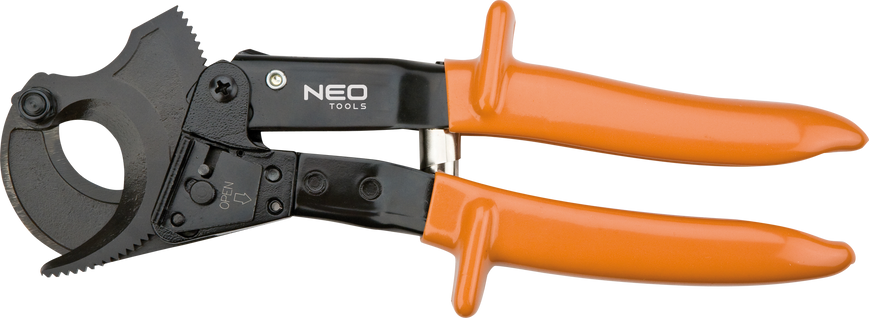 Кабелерез NEO для медных алюминиевых кабелей, 250 мм, с трiскачкою (01-516)