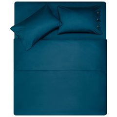 Комплект постельного белья 2.0сп Ardesto Mix&Match пододеяльник 200х220см простынь 240х260см наволочки (2) 50х70см 100% хлопок сатин синий (ART2022SB)