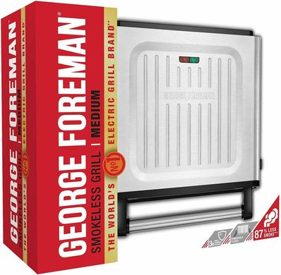 Гриль George Foreman 28000-56 Smokeless Grill 1575 Вт (28000-56)