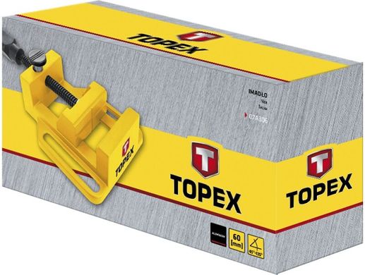 Тиски TOPEX 60 мм (07A306)