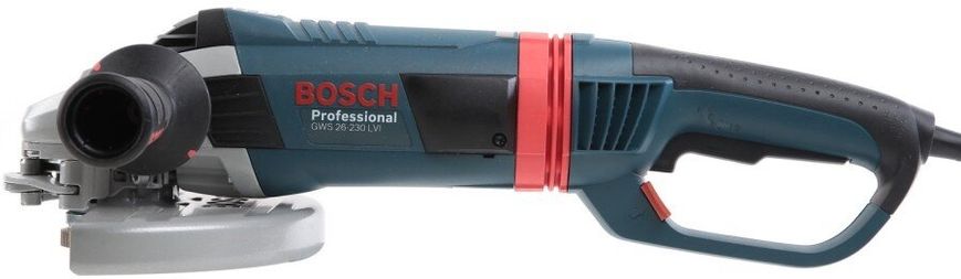 Шлифмашина угловая Bosch Professional GWS 26-230 LVI, 2600Вт, 230мм, 6500об/мин (0.601.895.F04)