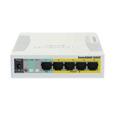Коммутатор MikroTik Cloud Smart Switch RB260GSP (CSS106-1G-4P-1S)
