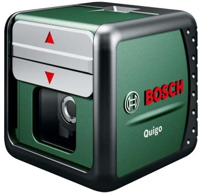 Нівелір Bosch Quigo, до 10м, точність 0.8 мм/м, 220 г (0.603.663.521)