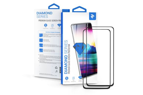 Комплект защитных стекол 2E для Samsung Galaxy A51 (A515), 2.5D FCFG (2E-G-A51-LT-BB-2IN1)