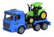 Машинка інерційна Same Toy Truck Тягач Синій з трактором 98-613Ut-2 (98-613Ut-2)