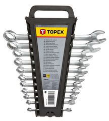 Ключі гайкові TOPEX комбіновані 6-22 мм набір 12 шт. (35D757)