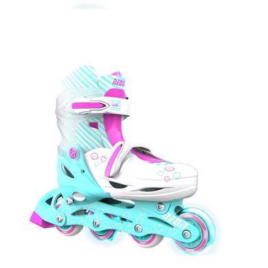 Роликові ковзани Neon Inline Skates Бірюзовий (Розмір 30-33) (NT07T4)