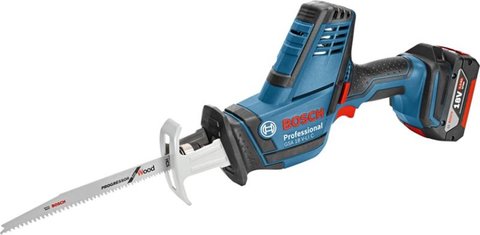 Пила сабельная аккумуляторная Bosch GSA 18V-LI 1х4.0 A*г ЗП (0.615.990.M3Y)