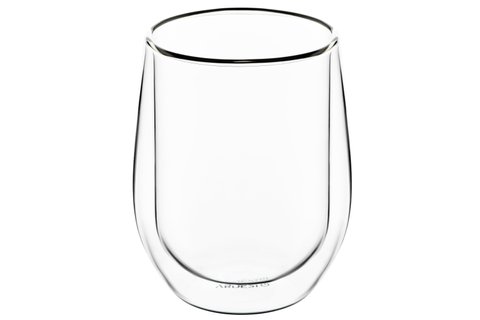 Набор чашек Ardesto с двойными стенками для латте, 320 мл, 2 шт, боросиликатное стекло (AR2637G)