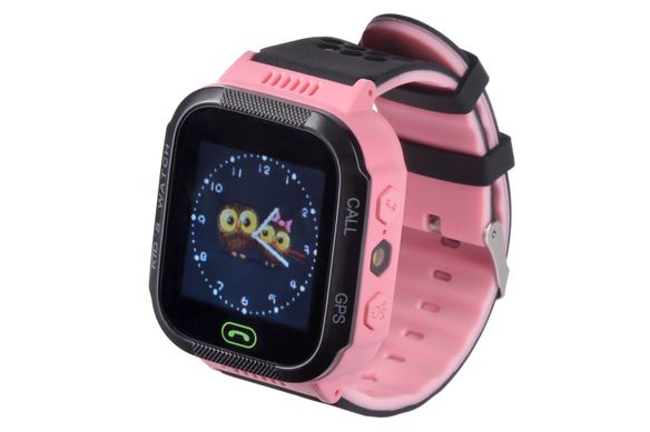 Смарт-годинник дитячі з GPS трекером GOGPS ME K12 Рожеві (K12PK)