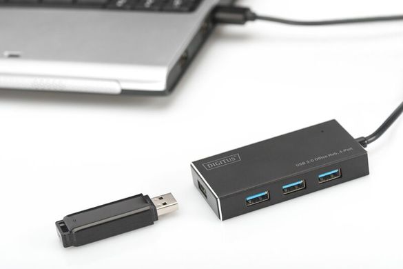 Концентратор Digitus USB 3.0 Hub, 4-port (DA-70240-1)