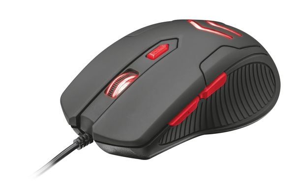 Мышь + коврик TRUST Ziva Gaming mouse with Mouse pad BLACK (21963_TRUST)