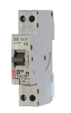 Диференціальний автоматичний вимикач ETI KZS-1M SUP C 20/0.03 тип A (6kA) (2175725)