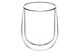 Набір чашок Ardesto з подвійними стінками для латте, 360 мл, 2 шт, боросиликатноестекло (AR2636G)