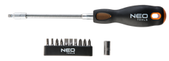 Отвертка NEO з гибким стержнем, набор 12 шт (04-212)