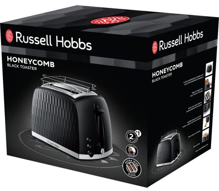 Тостер Russell Hobbs 26061-56 Honeycomb Black, 850 Вт (26061-56)