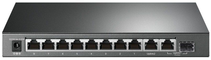 Коммутатор TP-LINK TL-SG1210MP 8xGE/PoE+ 123W 1xGE 1xcomboGE/SFP (TL-SG1210MP)