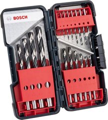 Свердла для металу Bosch HSS PointTeQ набір 18 шт 11.5222.5333.5444.555.5678910 (2.608.577.350)