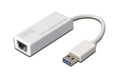 Адаптер DIGITUS USB 3.0 to Gigabit Ethernet, white (DN-3023)