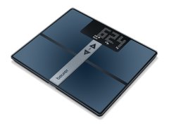 Весы Beurer напольные 180кг подключение к смарфтону WiFi USB-C стекло темно-синий (BF_980)