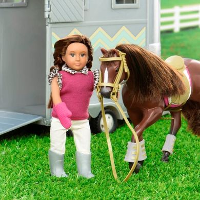 Трейлер для коня, транспорт для ляльок, Lori (LO37020Z)