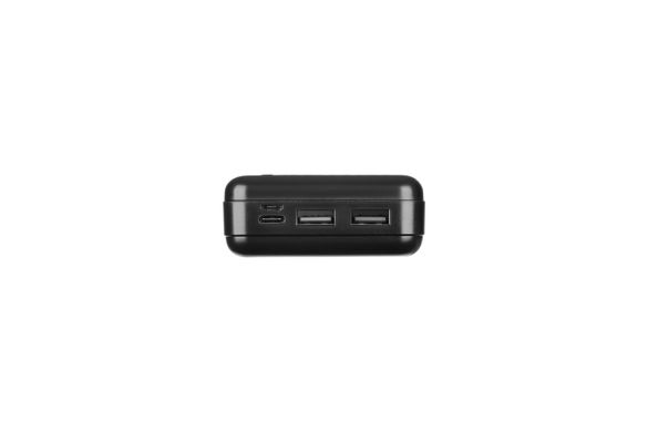 Павербанк портативное зарядное устройствоо Power Bank 2E Geometry 20000mAh USB-C, USB-А Black 2E-PB2072-BLACK