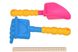 Набор для игры с песком Same Toy с Воздушной вертушкой (оранжевое ведро) 9 шт HY-1206WUt-4