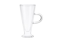 Набор чашек с ручками Ardesto с двойными стенками для латте, 230 мл, 2 шт, боросиликатное стекло (AR2623GH)