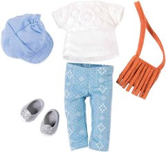 Набор одежды для кукол LORI с сумкой с бахрамой LO30022Z