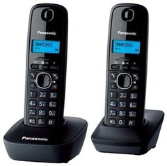 Радиотелефон DECT Panasonic KX-TG1612UAH Black Grey (KX-TG1612UAH)