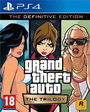 Програмний продукт на BD диску Grand Theft Auto: The Trilogy – The Definitive Edition [PS4, Russian version] (5026555430920)